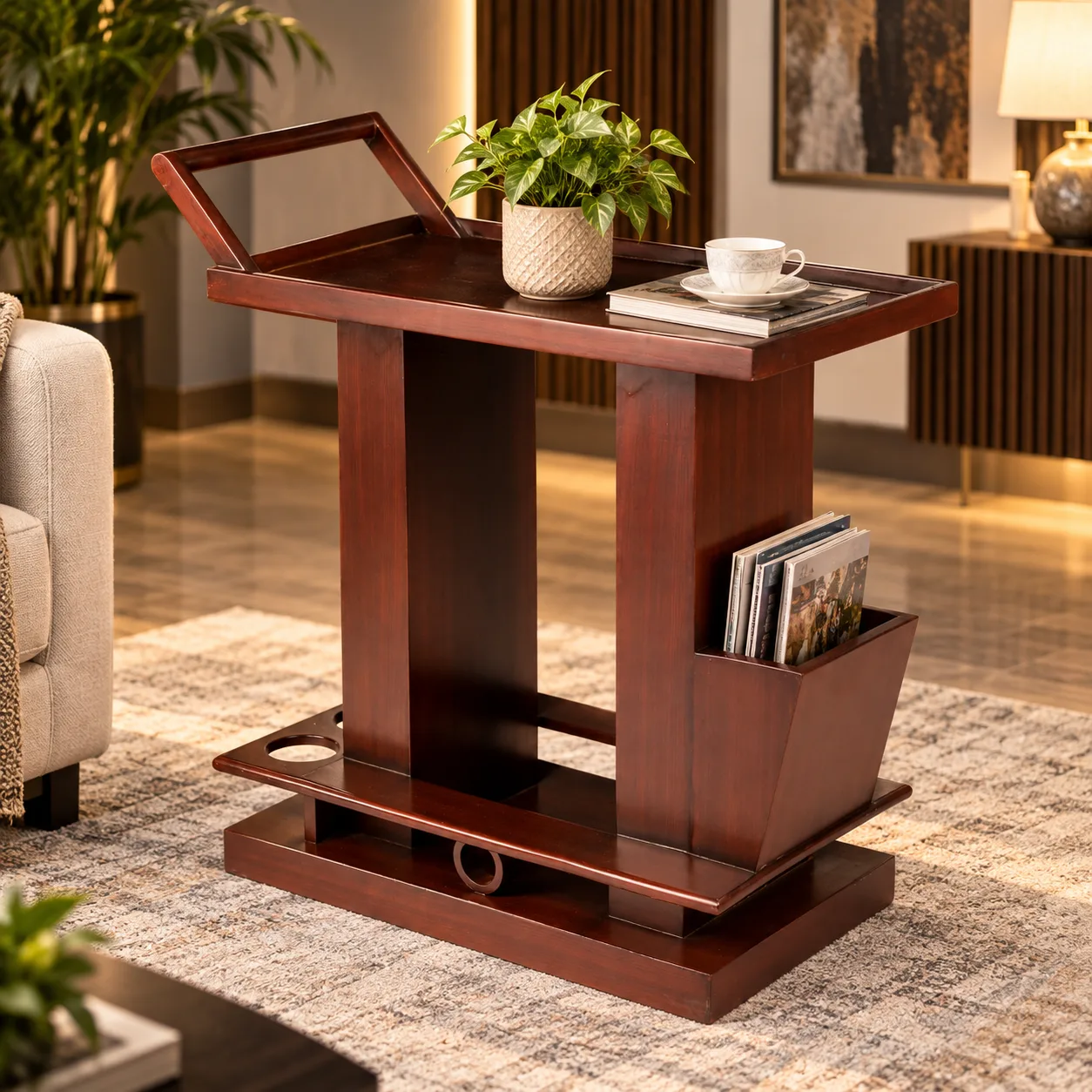 Magazine Stand by Milano Furniture