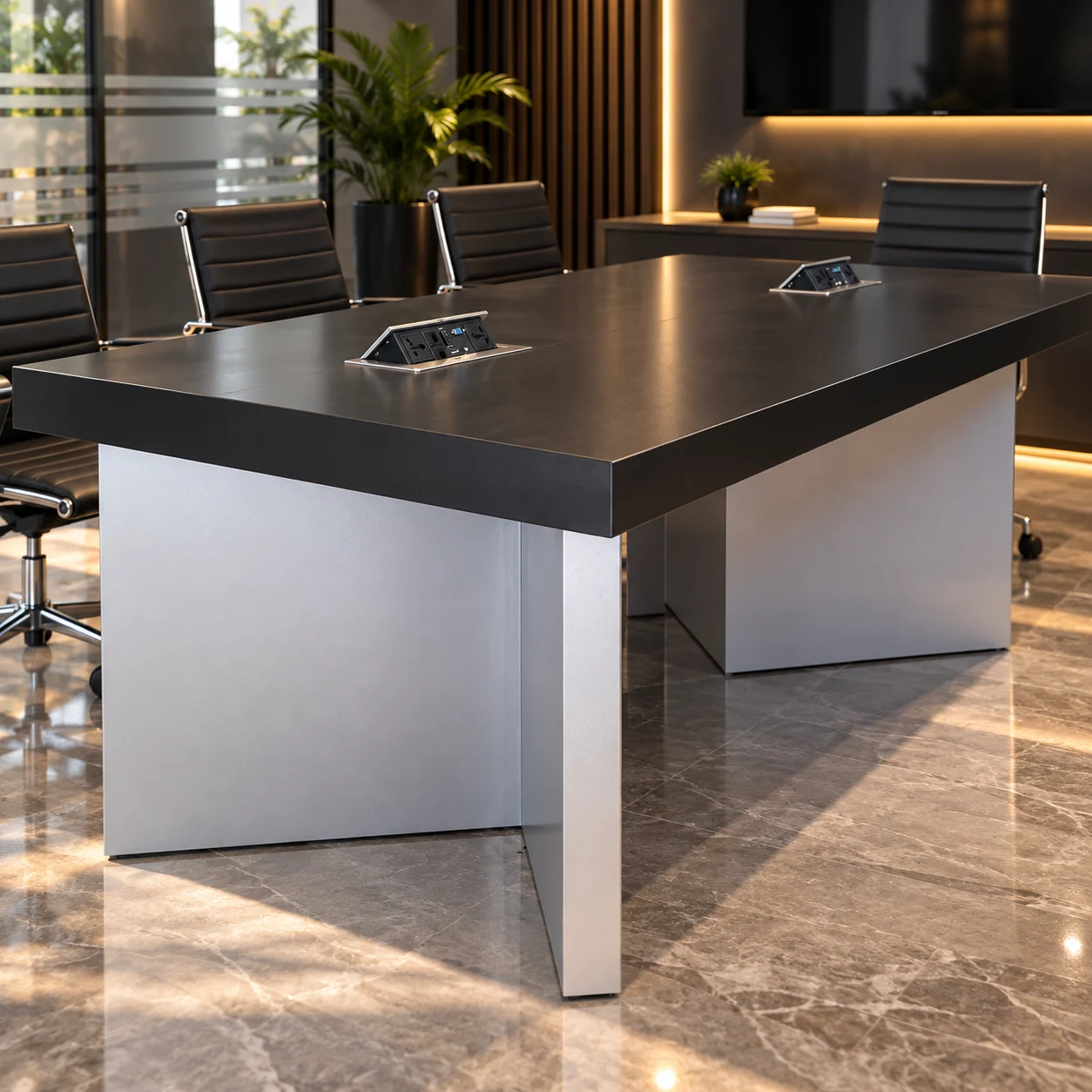 Director Table & Office Chairs